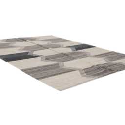 Handmade Flatweave Kilim Rug - Geometric Wool, Neutral Boho Decor - thumbnail 4