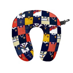 Scotland Kit Montage - Travel Pillow - thumbnail 2