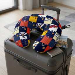 Scotland Kit Montage - Travel Pillow