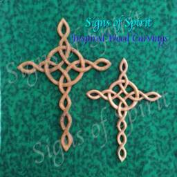 Celtic Christian Braided Eternity Wooden Cross-Christian Family Decor, Religious Wall Art, Wood Cross Collection, Christianity Symbol