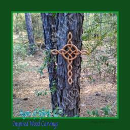 Celtic Christian Braided Eternity Wooden Cross-Christian Family Decor, Religious Wall Art, Wood Cross Collection, Christianity Symbol - thumbnail 3