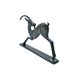 Greek Ancient Bronze Sculpture Ibex Geometrical - thumbnail 4