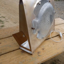 Original Fish Glass Recylced Lamp Artisanle Interior - thumbnail 4