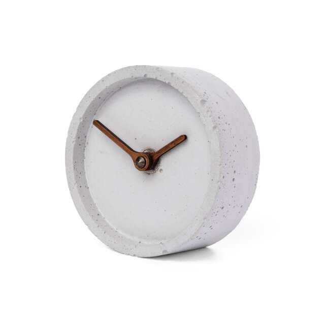 Concrete Table Clock 4 - image 1