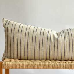Indigo Dot Block Print Mudcloth Hmong Pillow Case - thumbnail 2