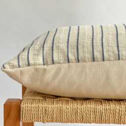 Indigo Dot Block Print Mudcloth Hmong Pillow Case - thumbnail 3
