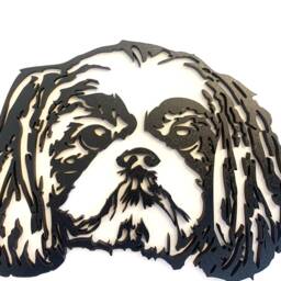 Personalised Shih Tzu Art - Shihtzu Plaque Gift Sign- Frame Decor Dog Lover - thumbnail 3