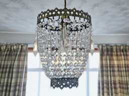 "Bronze Antique Brass Frame Bag Basket Baguette Chandelier Unique Bespoke Lampshade Pendant Ceiling Light 9"" X 10"