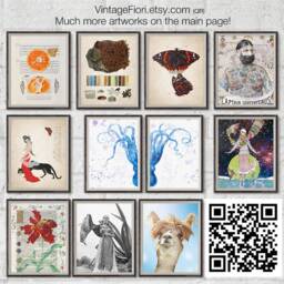 Shadowgraphy Art Print Finger Shadow Puppets - Digital Download - thumbnail 3