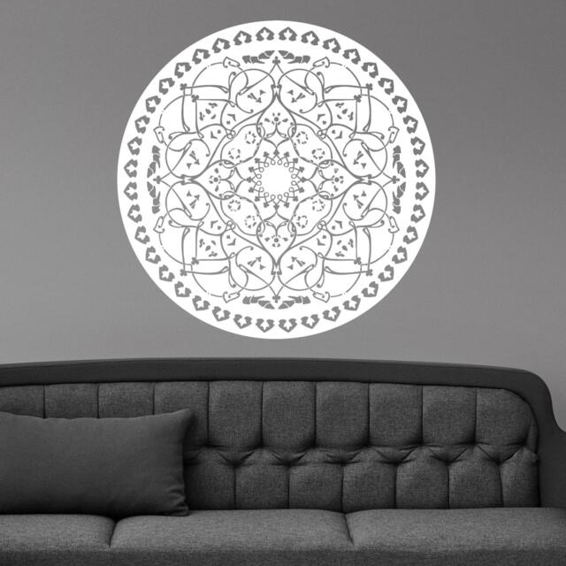 Yantra Mystical Diagram Amulet Meditation Tantra Wall Sticker Vinyl Mural Decal Home House Art Decor Free Shipping L146 - image 1