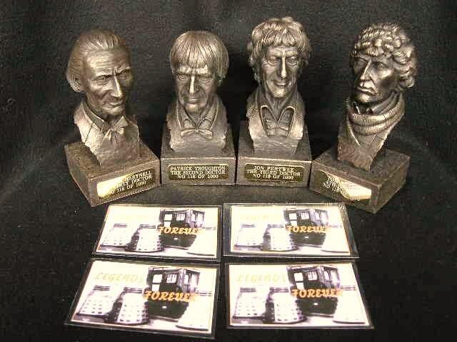 Dr Who Bronzed Bust Set Legends Forever Limited Edition - image 1