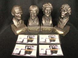 Dr Who Bronzed Bust Set Legends Forever Limited Edition - thumbnail 1