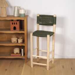 80cm High Chair Made Of Wood & Nylon - thumbnail 2