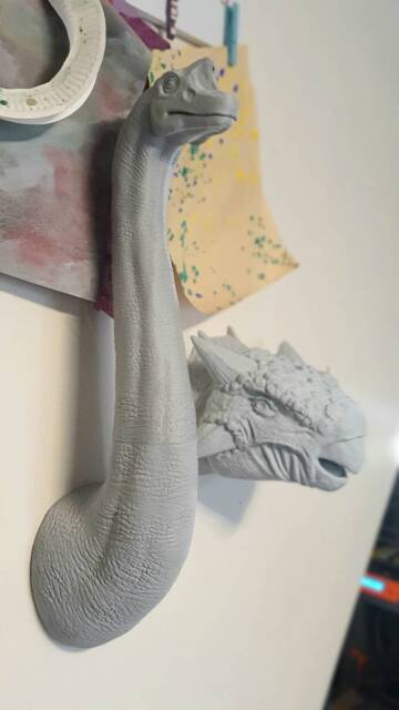 Brachiosaurus Wall Art - Dinosaur Mount- 3D Printed - image 1