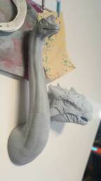 Brachiosaurus Wall Art - Dinosaur Mount- 3D Printed - thumbnail 1
