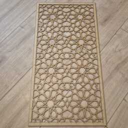 Geometric Arabic Radiator Cabinet Screen Laser-Cut Mdf Wall Art 0176 - thumbnail 3