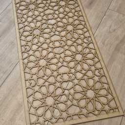 Geometric Arabic Radiator Cabinet Screen Laser-Cut Mdf Wall Art 0176 - thumbnail 1