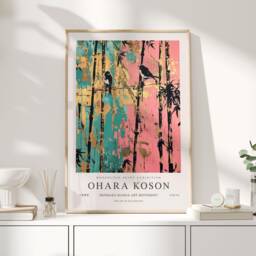 Ohara Koson, Koson Poster, Print, Japanese Wall Art, Japandi, Japandi Art - thumbnail 1