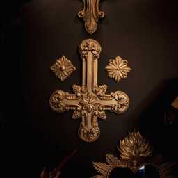 Baroque Set Wall Plaques - Gothic Gallery Gap Fillers Small The Blackened Teeth Home Decor Homeware - thumbnail 3