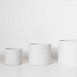Minimal Modern Terracotta Concrete Planter - Multiple Sizes - thumbnail 4