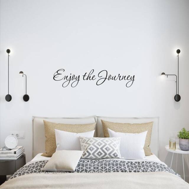 Enjoy The Journey Wall Decal Inspirational Quotes Sayings Stickers Decals Vwaq-583 - image 1