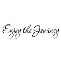 Enjoy The Journey Wall Decal Inspirational Quotes Sayings Stickers Decals Vwaq-583 - thumbnail 2