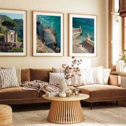 Italy Set Of 3 Wall Art Travel Poster, Art, Home Decor, Photography Mediterranean Coastal Gift - thumbnail 3