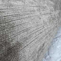 "Plain Mocha Chenille Cushion, Modern Pillow For Sofa Or Bed , Bolster Cushion 16"" X 6" - thumbnail 3