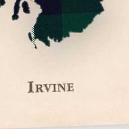 Clan Irvine Scottish Tartan Map - Of Scotland Family Wall Decor, Ready To Hang - thumbnail 4