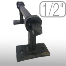 Free ShippingCurtain Rod With Finial & Bracket, Wrought Iron, Simple, Strong, Beautiful Window Treatments, Square 1/2