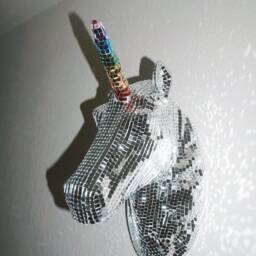 Pink Disco Unicorn Wall Art - Pony Club Decor - thumbnail 4