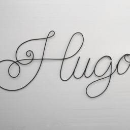 Wire Name, Customizable Annealed Wire, Wall Decoration For Children's Room, Door Plaque, Birth/Christening Gift - thumbnail 3