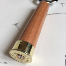 Holland & Shotgun Shell Cherry Wood Bottle Opener Unique Gift - thumbnail 4