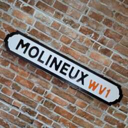 Molineux Football Ground Wolverhampton Street Sign - thumbnail 1