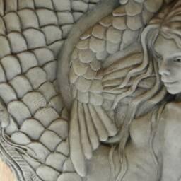 Nixie - The Mermaid Wall Plaque Stone Garden Ornament - thumbnail 3