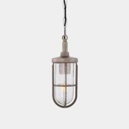 Owel A Nautical Brass Cage Pendant Light 10.5 - thumbnail 3
