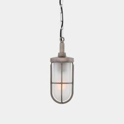 Owel A Nautical Brass Cage Pendant Light 10.5 - thumbnail 2