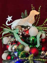 Dachshund, Weiner Dog, Dog Christmas Tree Topper, Holiday Decoration, Aluminum, Doggie Doxie - thumbnail 1