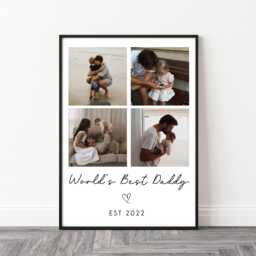 Personalised Daddy Gift - Print Birthday Gift, Photo Print, Gifts For - thumbnail 2