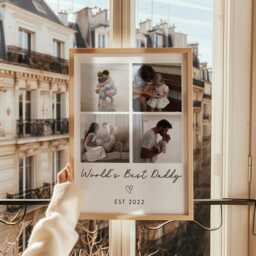 Personalised Daddy Gift - Print Birthday Gift, Photo Print, Gifts For - thumbnail 3