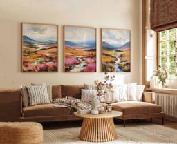 Set Of 3 Cairngorm National Park Posters, Scotland Prints, UK Scenic Wall Art, Cairngorms Decor, Nature Travel Gift, Mountain Landscape Art