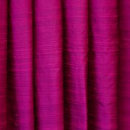 Dark Fuchsia Pink Silk Dupioni Curtain Panels - Rod Pocket, Grommet, Box Pleat, Three Pinch Pleat, Tab Top & Plain Ring Top - thumbnail 3