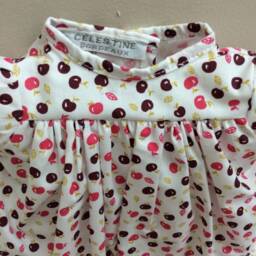 Apple Print Romper For 36 cm Dolls - thumbnail 3