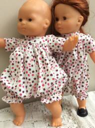 Apple Print Romper For 36 cm Dolls