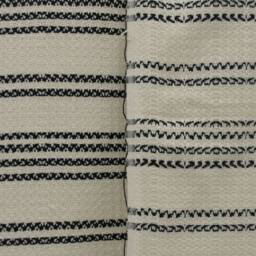 "Turkish Blanket, Turkish Bedspread, Black Striped Blanket, Bed Rug, Sofa Cover, Turkish Towel, Blanket, 71""x91" - thumbnail 4