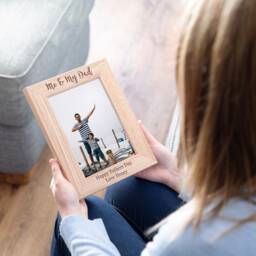 Gift For Dad - Me & My Daddy Photo Frame Personalised Picture Father's Day Lc423 - thumbnail 3