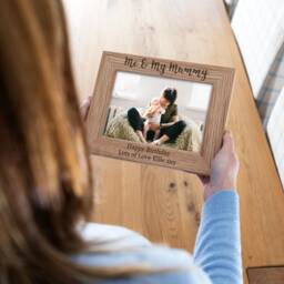 Gift For Dad - Me & My Daddy Photo Frame Personalised Picture Father's Day Lc423 - thumbnail 4