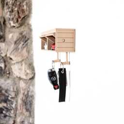 Customizable Hot Wheels 2-Car Garage Key Holder - 3D Printed Display - thumbnail 3