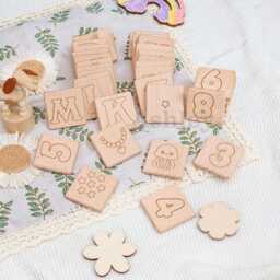 Wooden Graffiti Blocks, Perfect For Any Party, Children's Bedroom Decoration, Nursery Name Block Letters-Personalized Baby Blocks - thumbnail 4