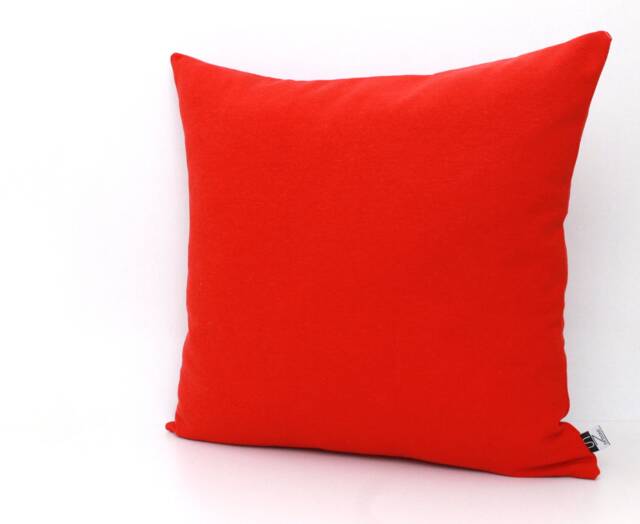 Red Pillow Cover, Solid, Cotton, All Sizes, Home Gifts For You - image 1